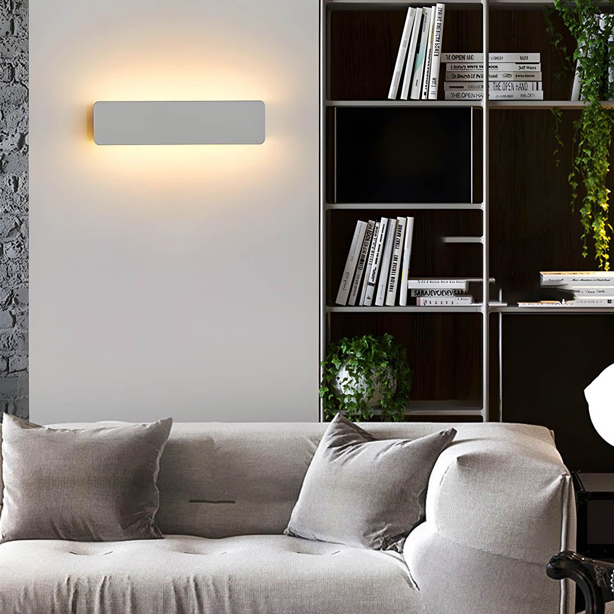 Aluminium LED up-down wall light