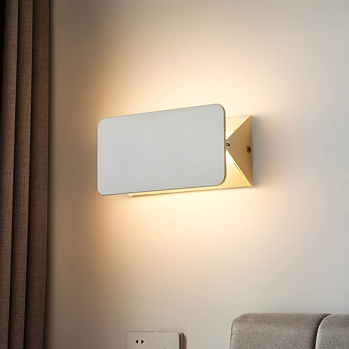 Aluminium LED up-down wall light