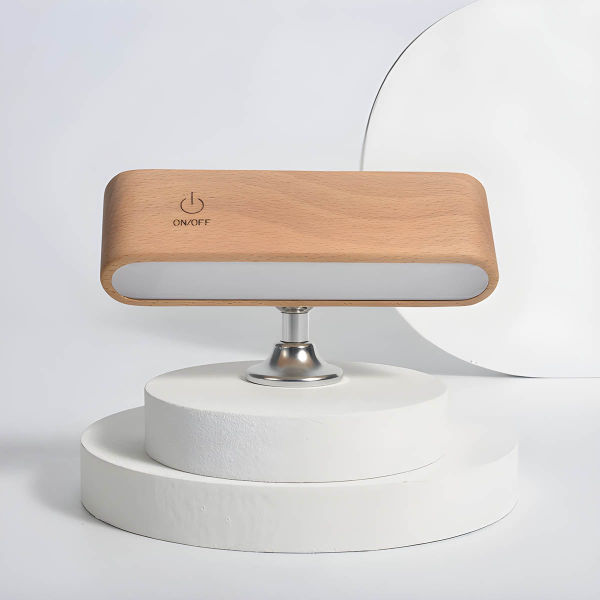 Minzia Wood Magnetic 360° USB Rechargeable LED Strip & Wall/Hand/Desk Light