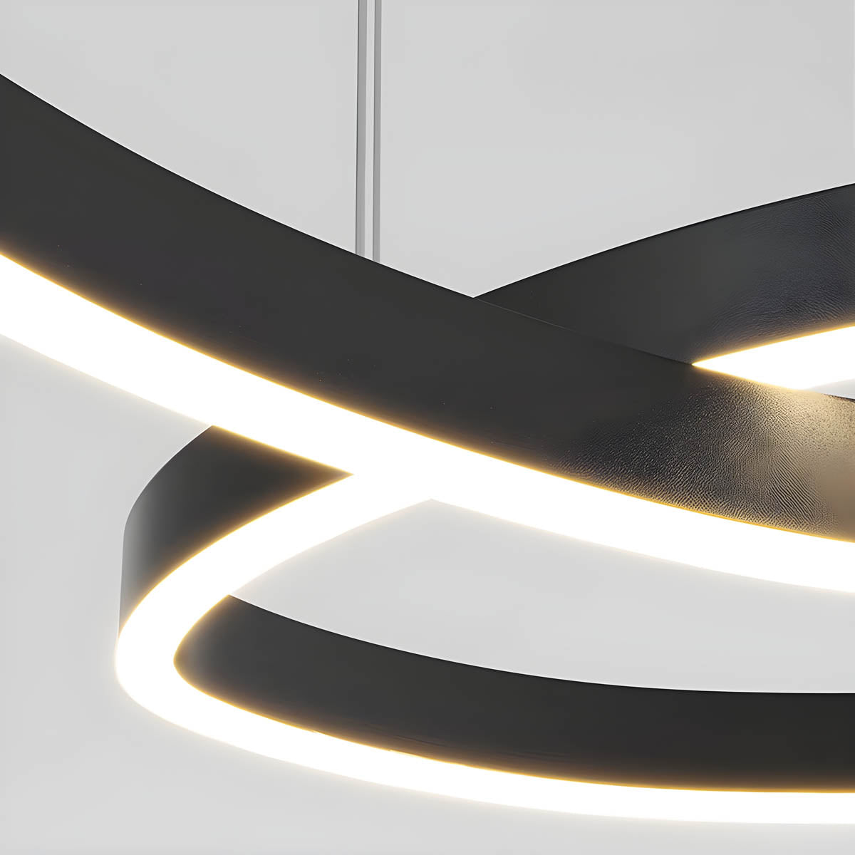 Overlapping Oval Rings LED Pendant & Chandelier NADINE