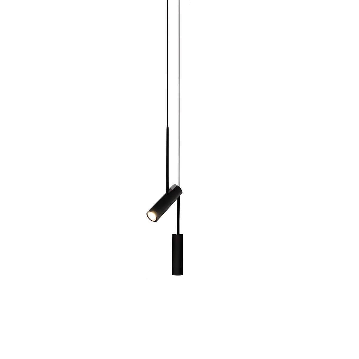 Natalia Adjustable Aluminium & Acrylic Pendant Light with GU10 LED (Multiple-Heads)