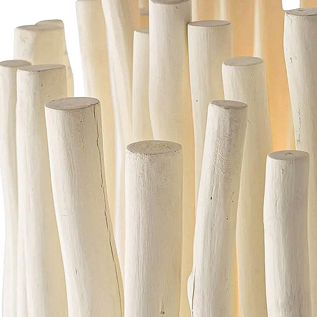 Iron and wood chandelier – modern candle design