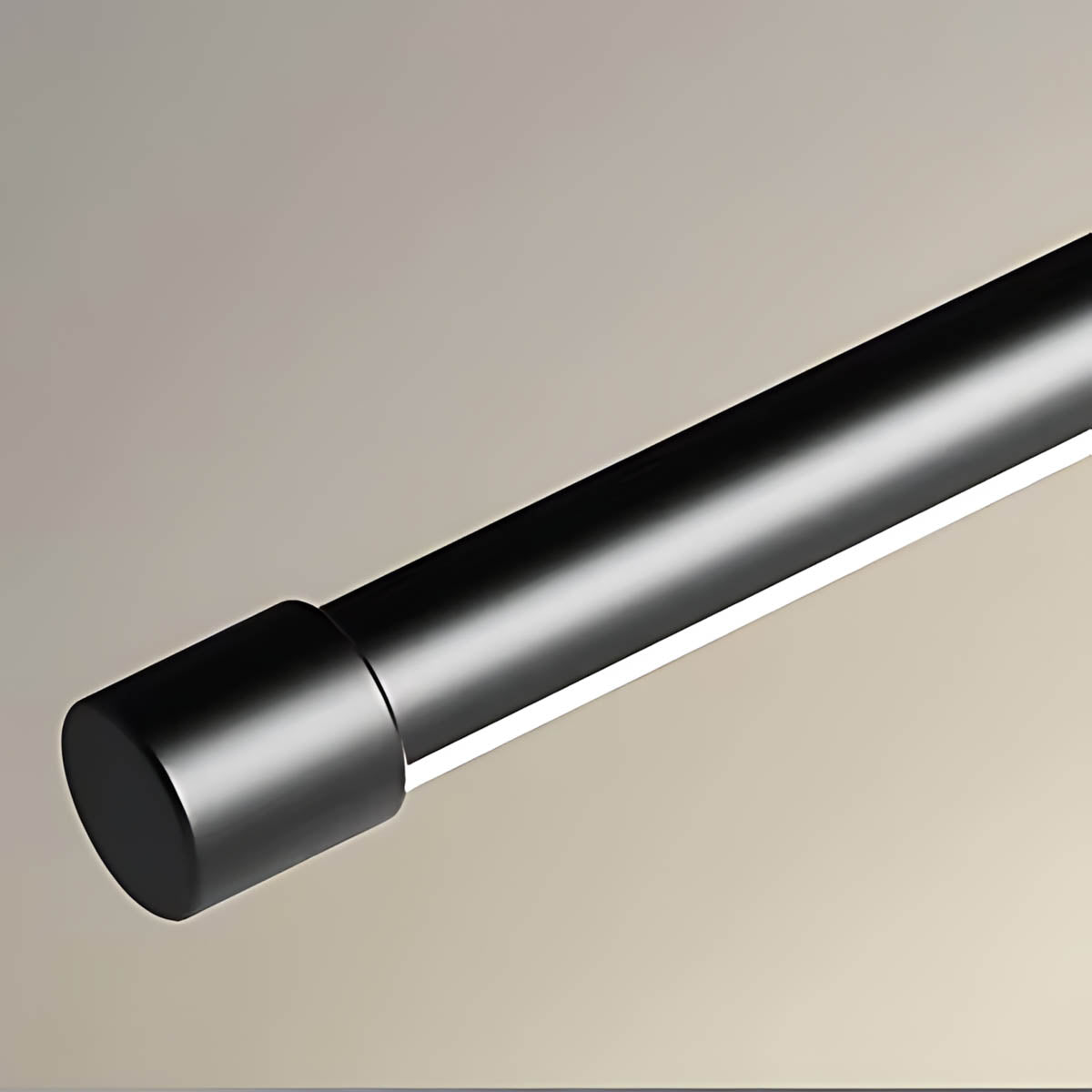 Minimal aluminium & PVC pendant light