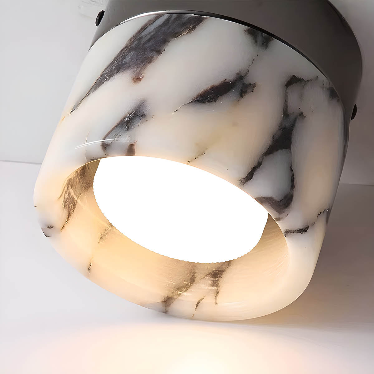 Natural Stone Surface/Wall Cylinder Light NORA