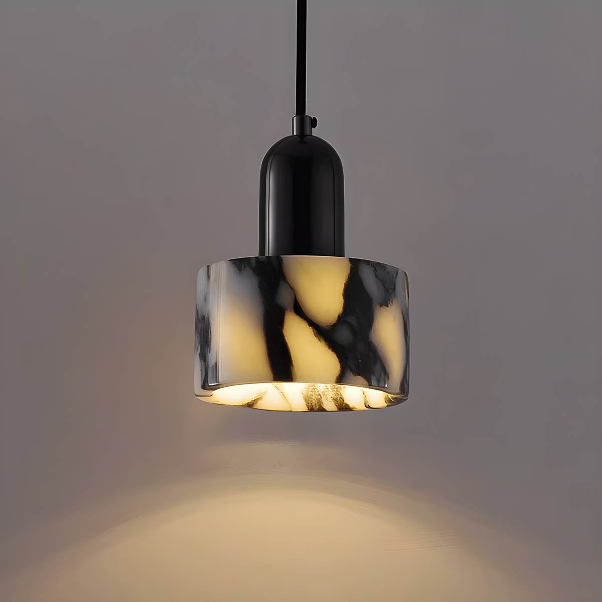 Natural Stone Pendant Light E27 1-3 Heads Statement
