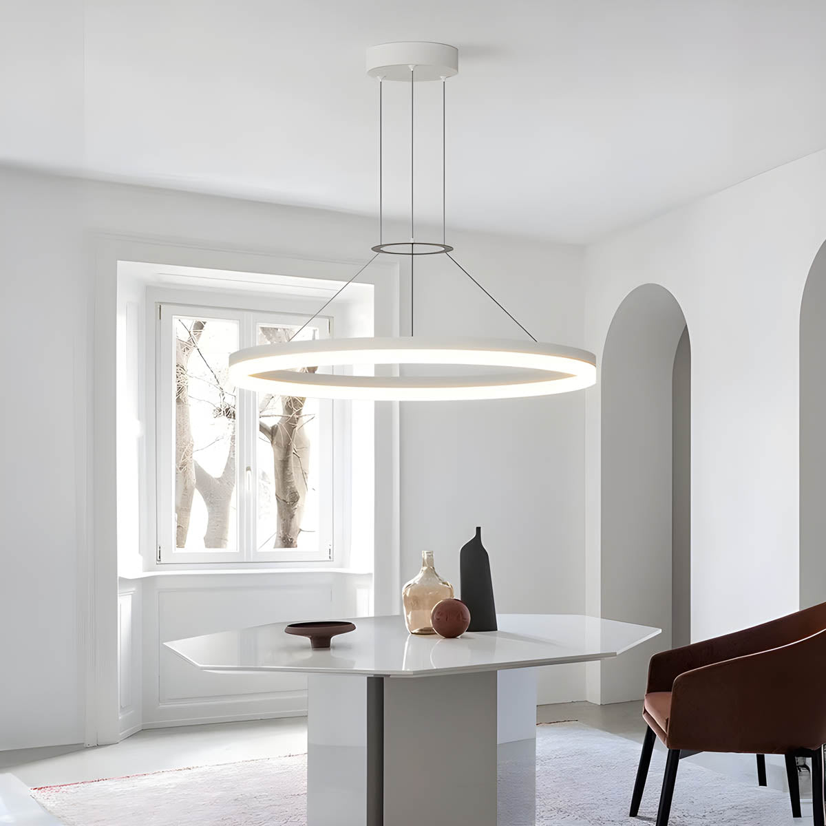 Iron & Acrylic LED Pendant Light ORBELLA