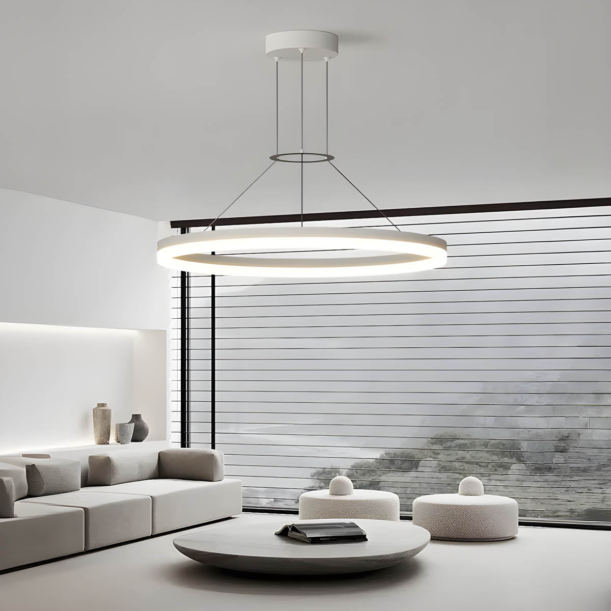 Iron & Acrylic LED Pendant Light ORBELLA