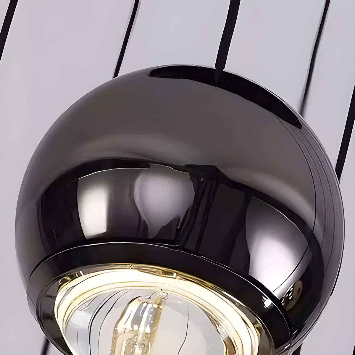 Modern Multi-Light Chandelier – Aluminum & Acrylic Cluster