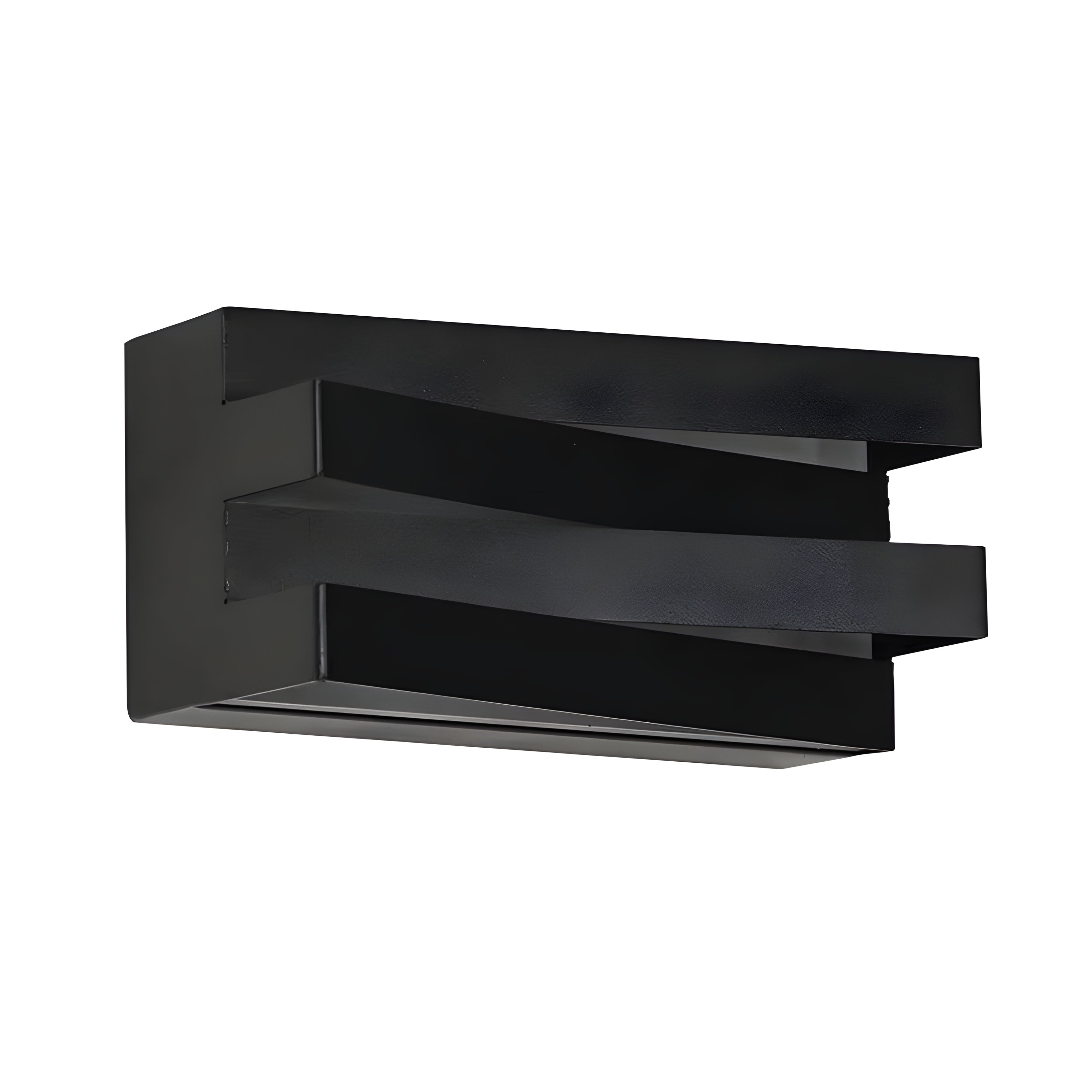 Exterior Wall Light - Aluminium & Borosilicate Glass Outdoor LED