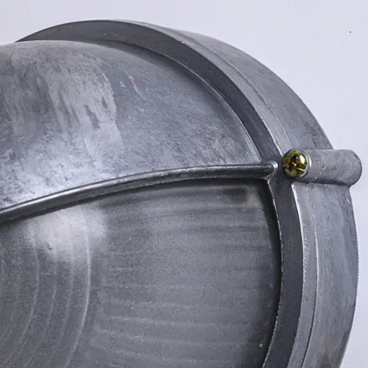 Aluminium & borosilicate glass outdoor wall light