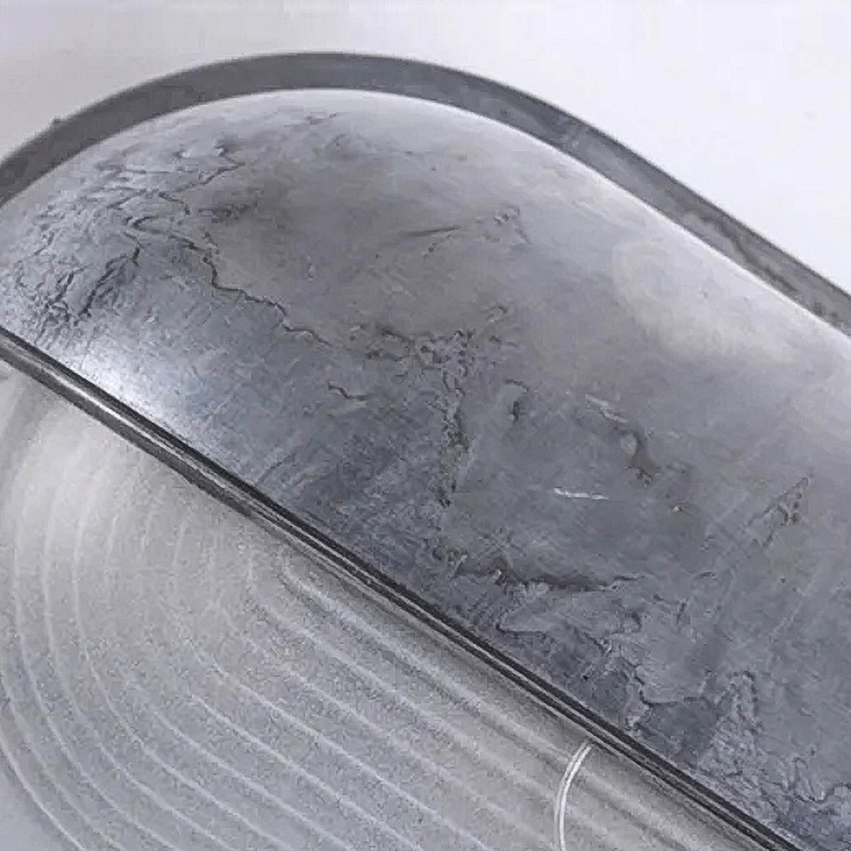 Aluminium & borosilicate glass outdoor wall light