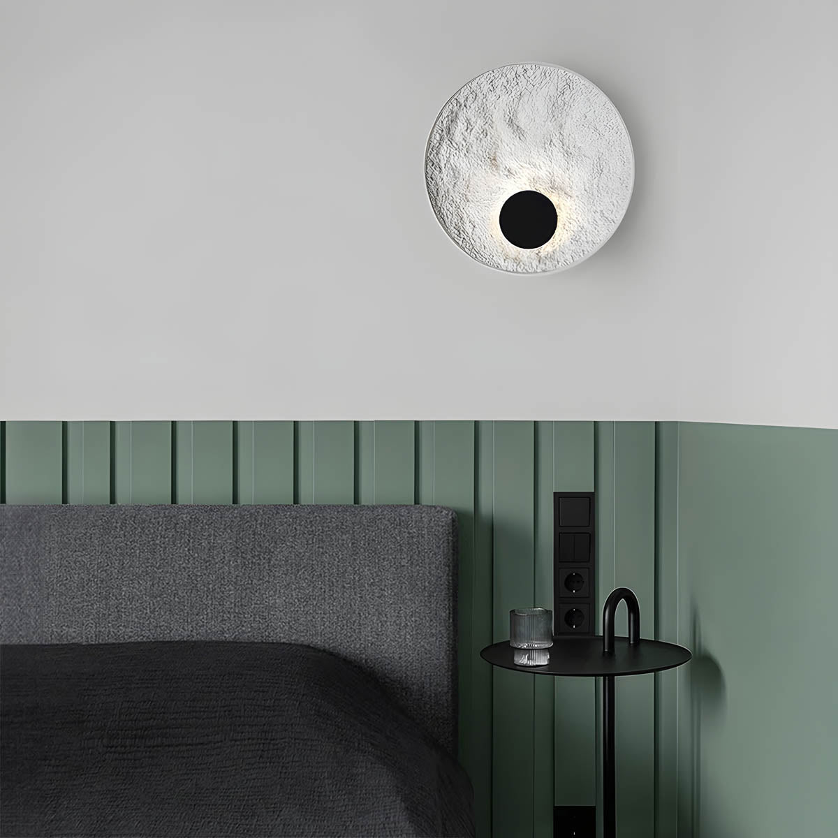 Resin & iron wall light LED