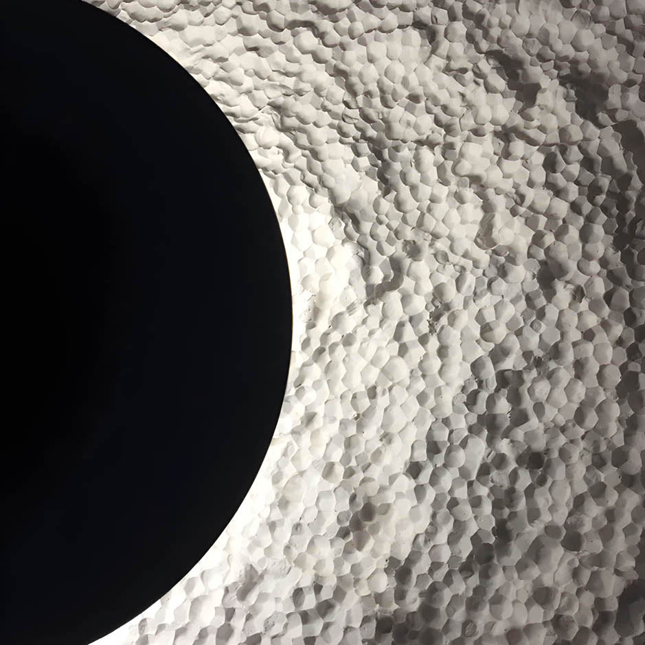 Resin & iron wall light LED