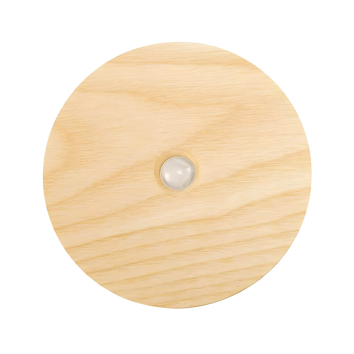 USB-Rechargeable Wood Motion-Sensor Wall Light