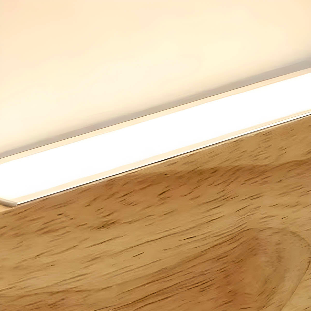 Wood and Acrylic LED Wall Light, Down or Up & Down