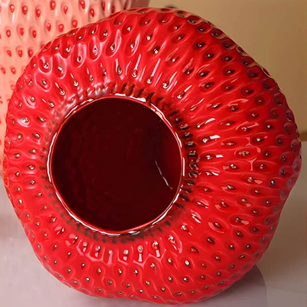 Fruit-Inspired Straw-Shaped Ceramic Vase Range — Colour Pop Decor Accent