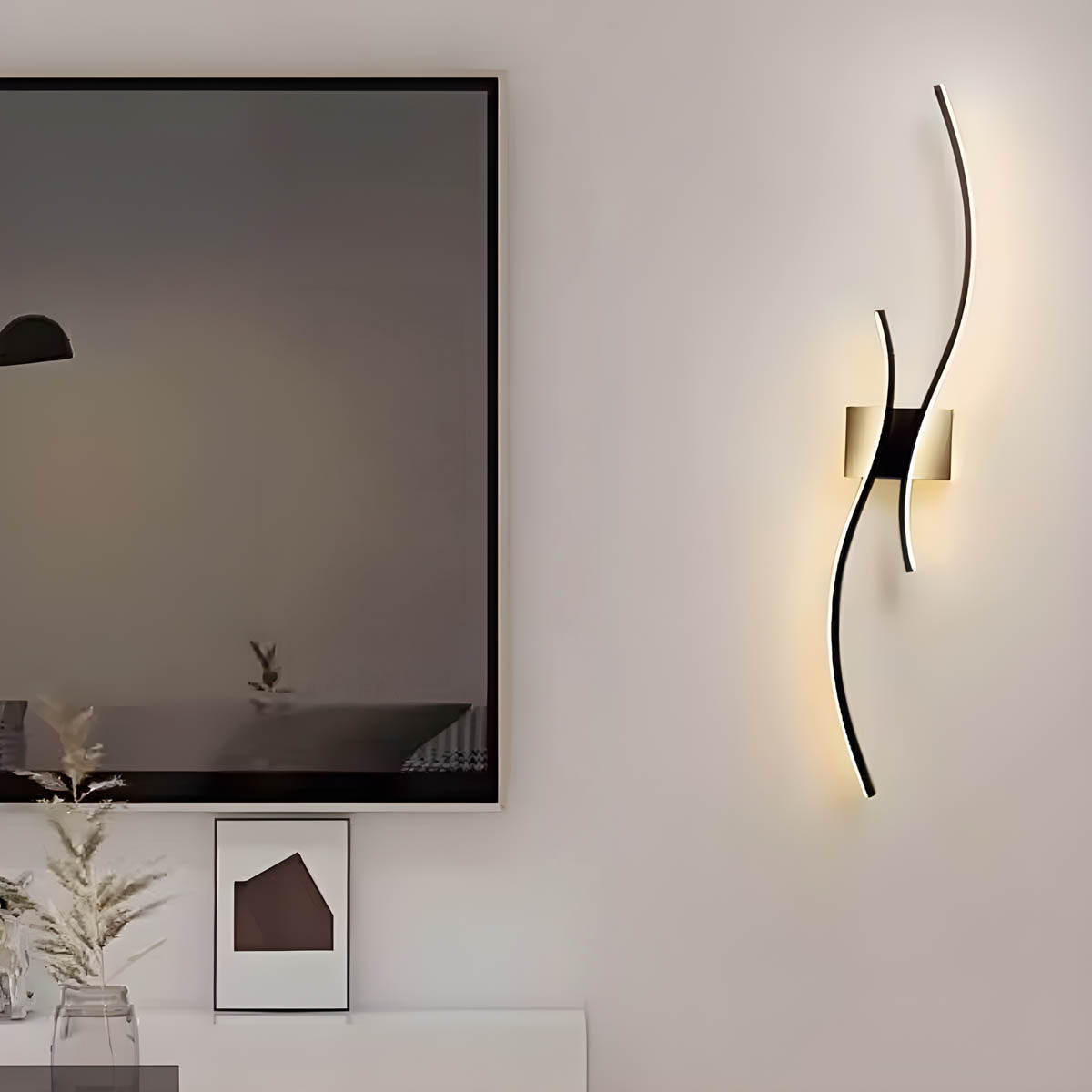 Modern Sculptural LED Wall Light – Aluminium