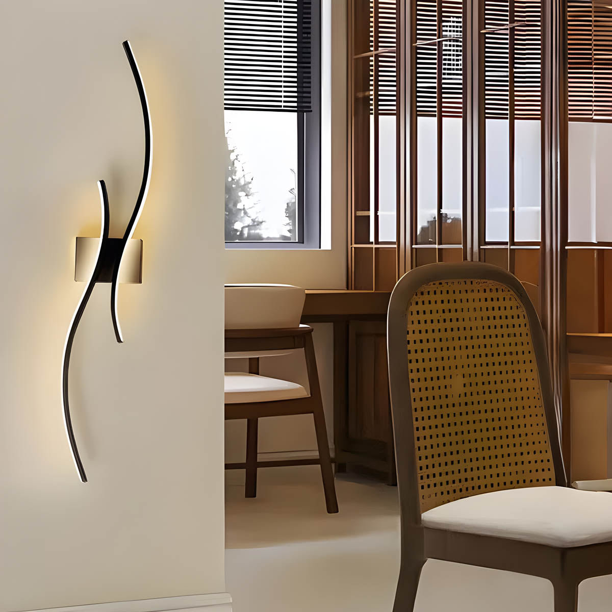 Modern Sculptural LED Wall Light – Aluminium