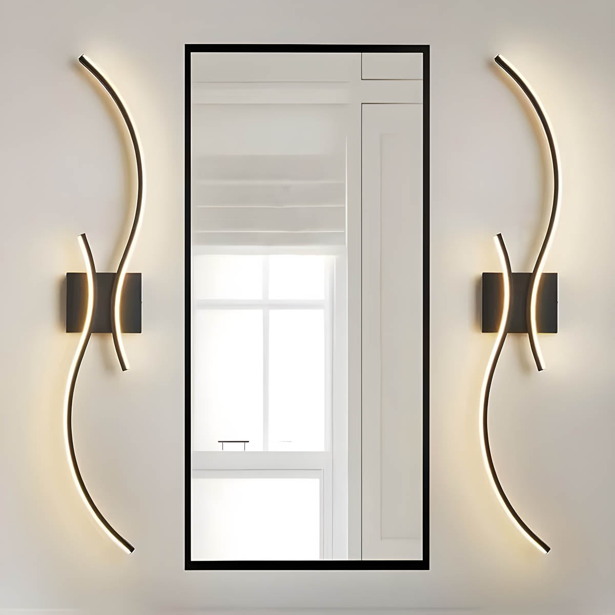 Modern Sculptural LED Wall Light – Aluminium