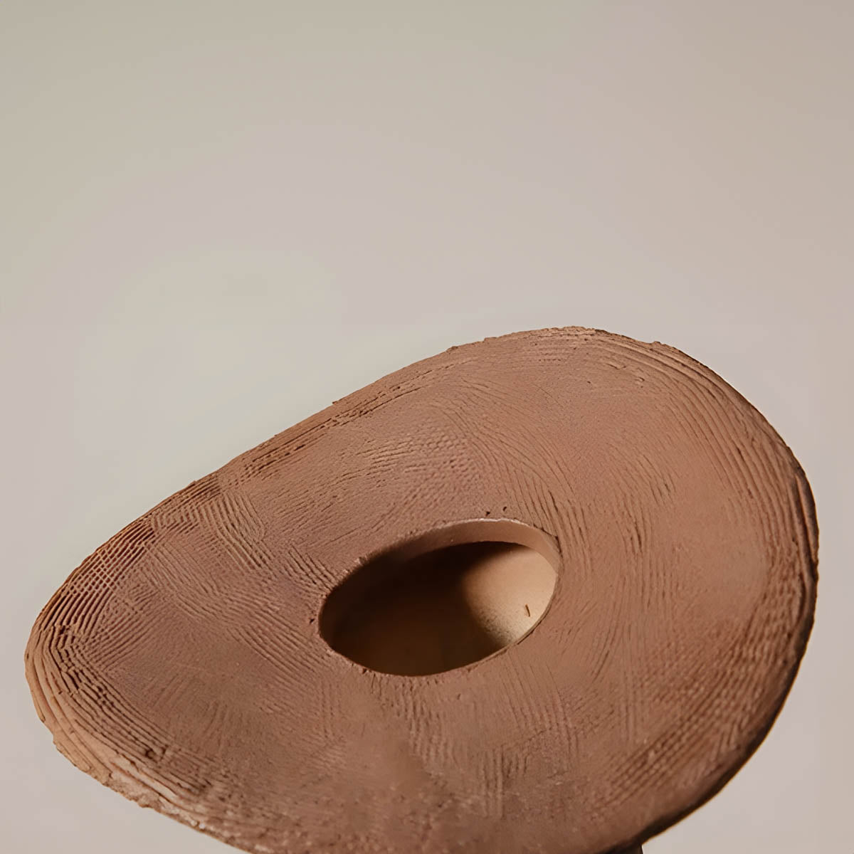 Earthy Organic Ceramic Vase Collection — Sculptural Hand-Moulded Texture