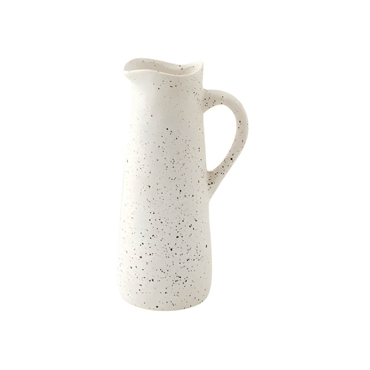 Speckled White Ceramic & Porcelain Vase Collection — Nordic Inspired Décor