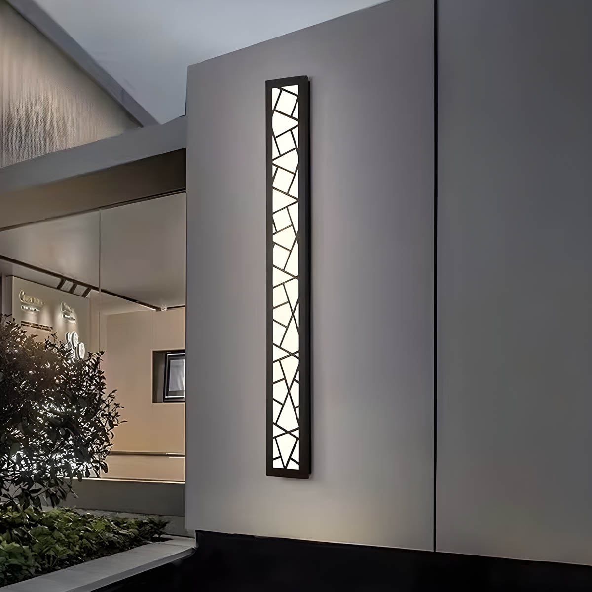 Stainless-steel & cast-iron outdoor wall light IP65/68