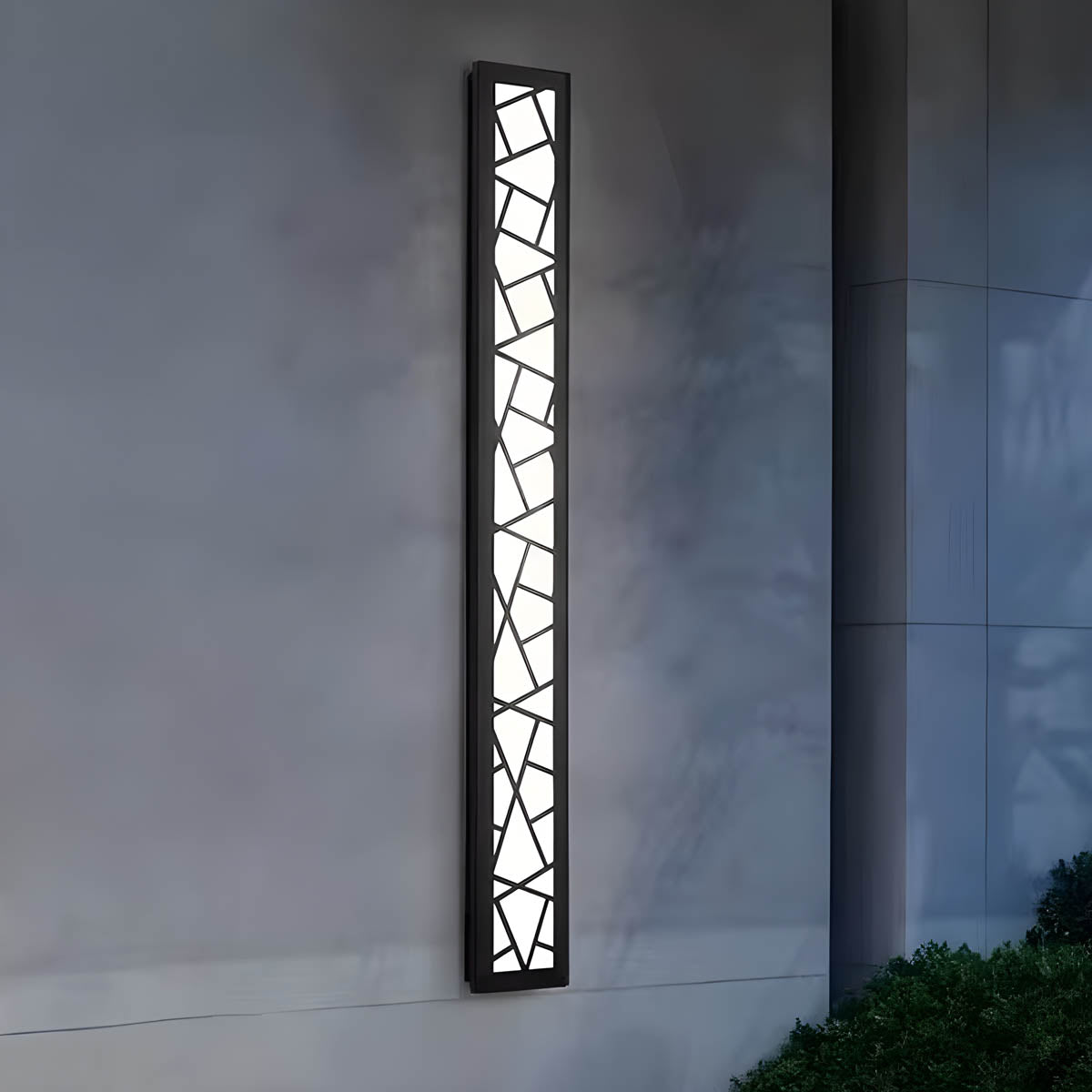 Stainless-steel & cast-iron outdoor wall light IP65/68