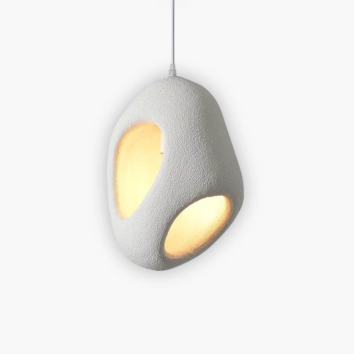 TAKI Polystyrene Sculptural Pendant Light E27 LED, 42×58 cm