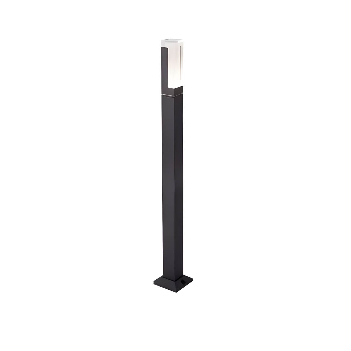 Aluminum LED lawn light range, solid or spike base