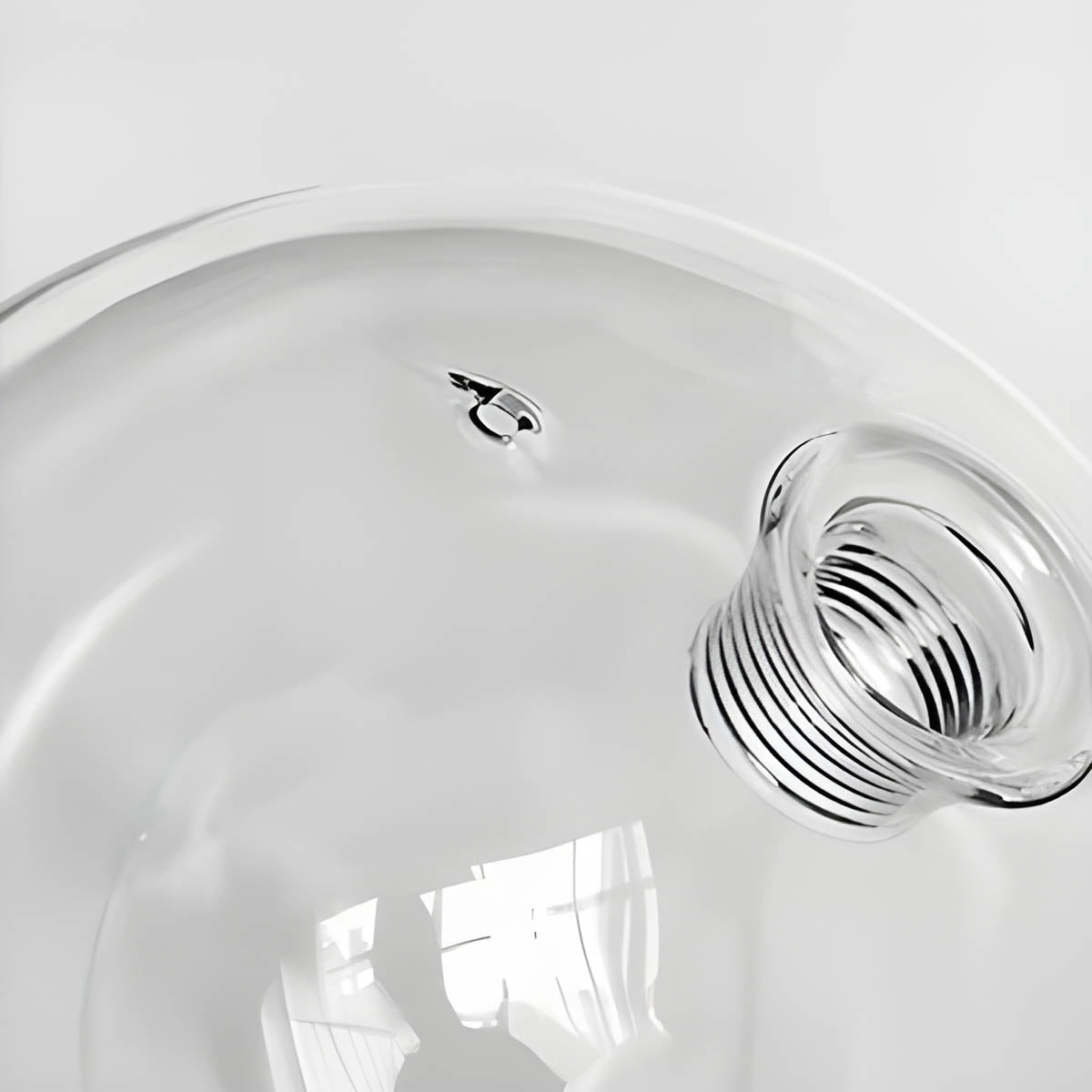 Glass Ball Semi-Flush Chandelier 85-120 cm