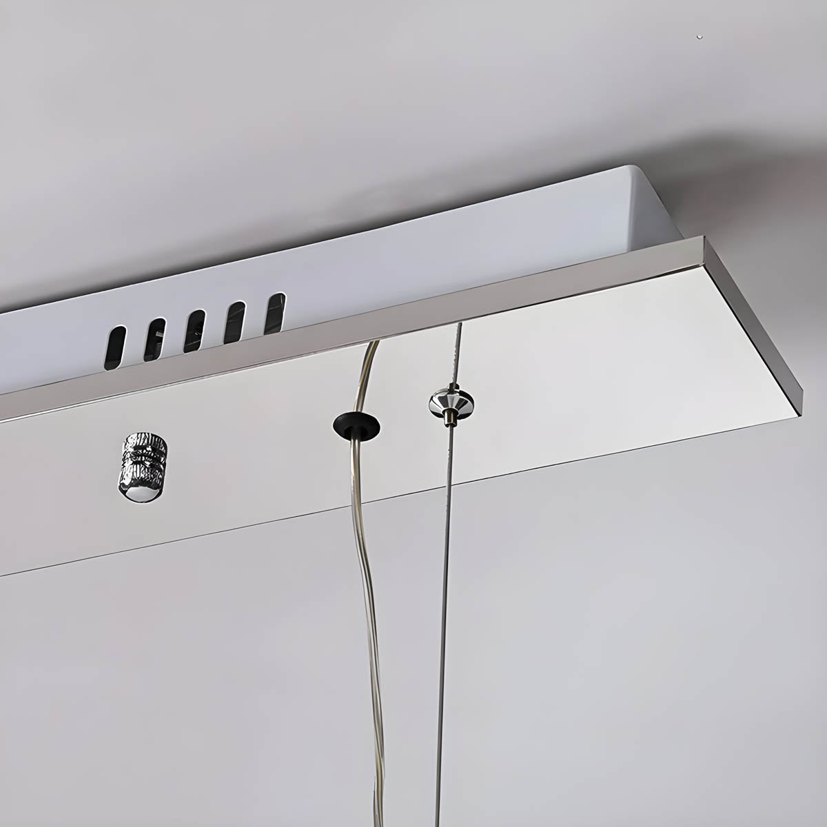 Aluminum & Iron Fringe Chandelier LED 50-150 cm