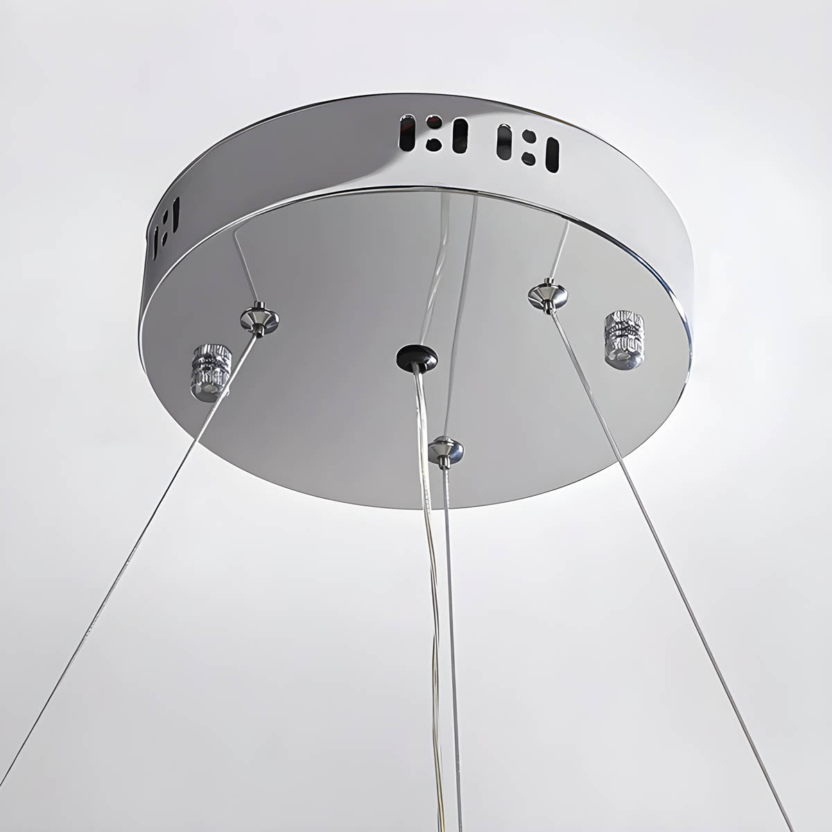 Aluminum & Iron Fringe Chandelier LED 50-150 cm