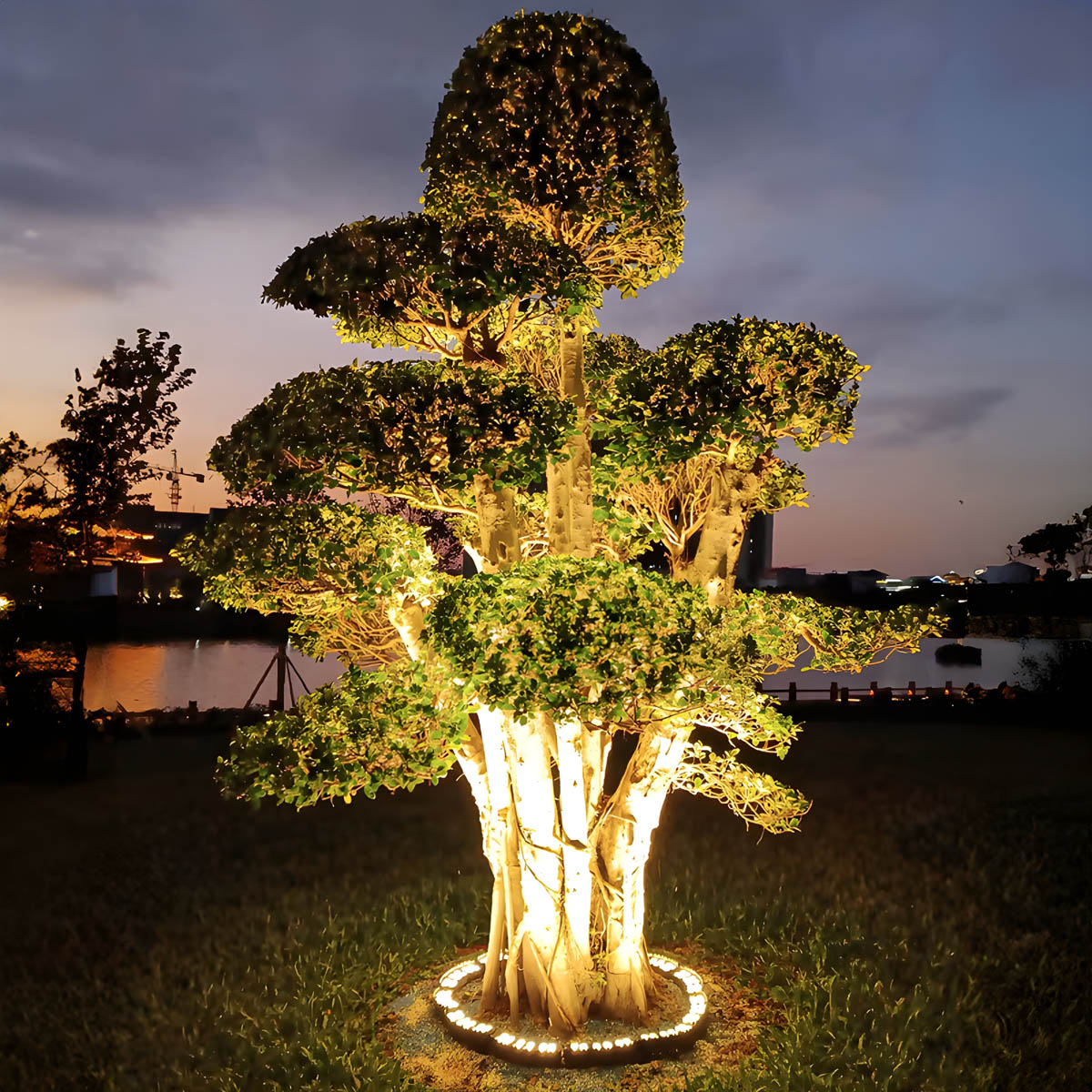 Outdoor Tree LED Light Aluminium IP65 Landscape Accent 20 cm
