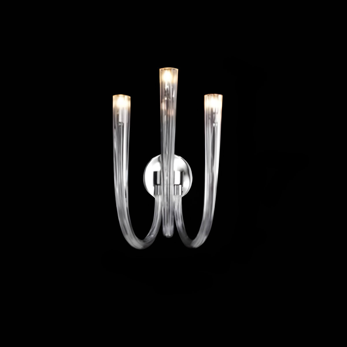 Glass & Metal Chandelier 12-Head 60 cm LED G9