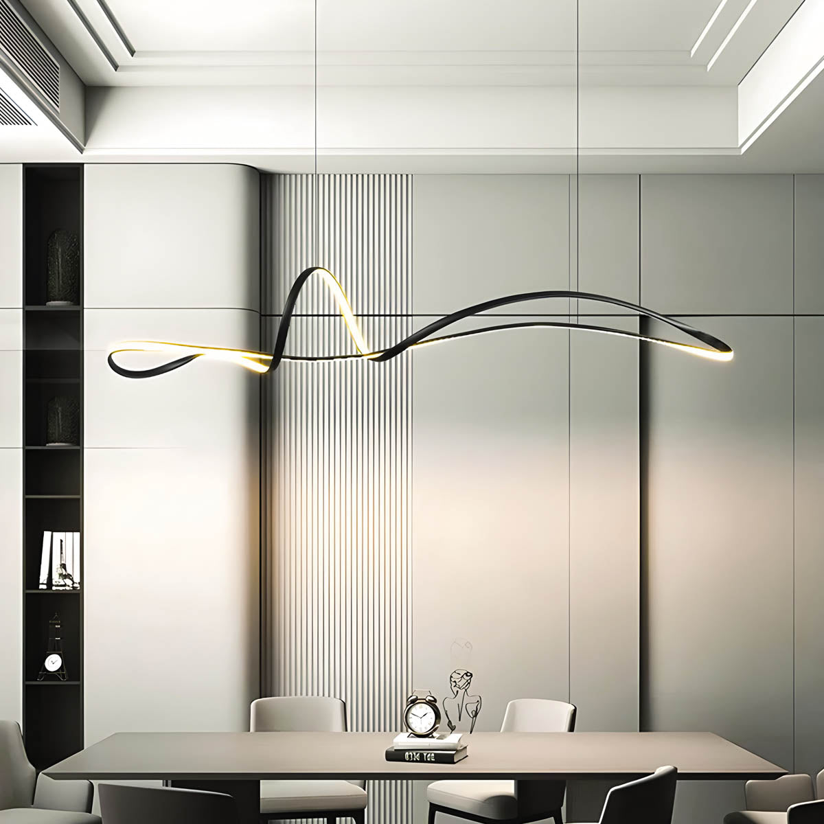 Stainless alloy LED cord pendant light