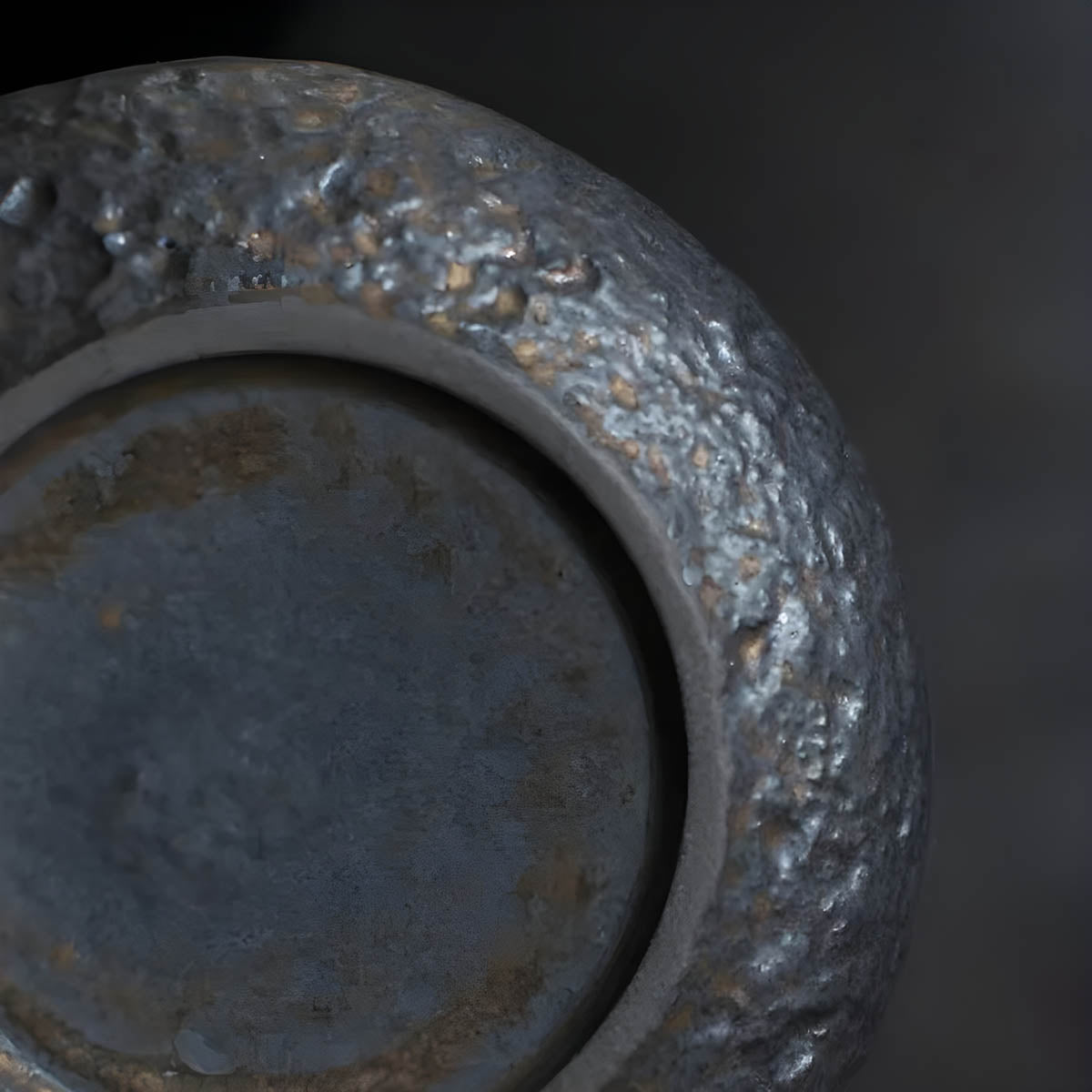 Artisanal Geometric Ceramic Sculpture Vase