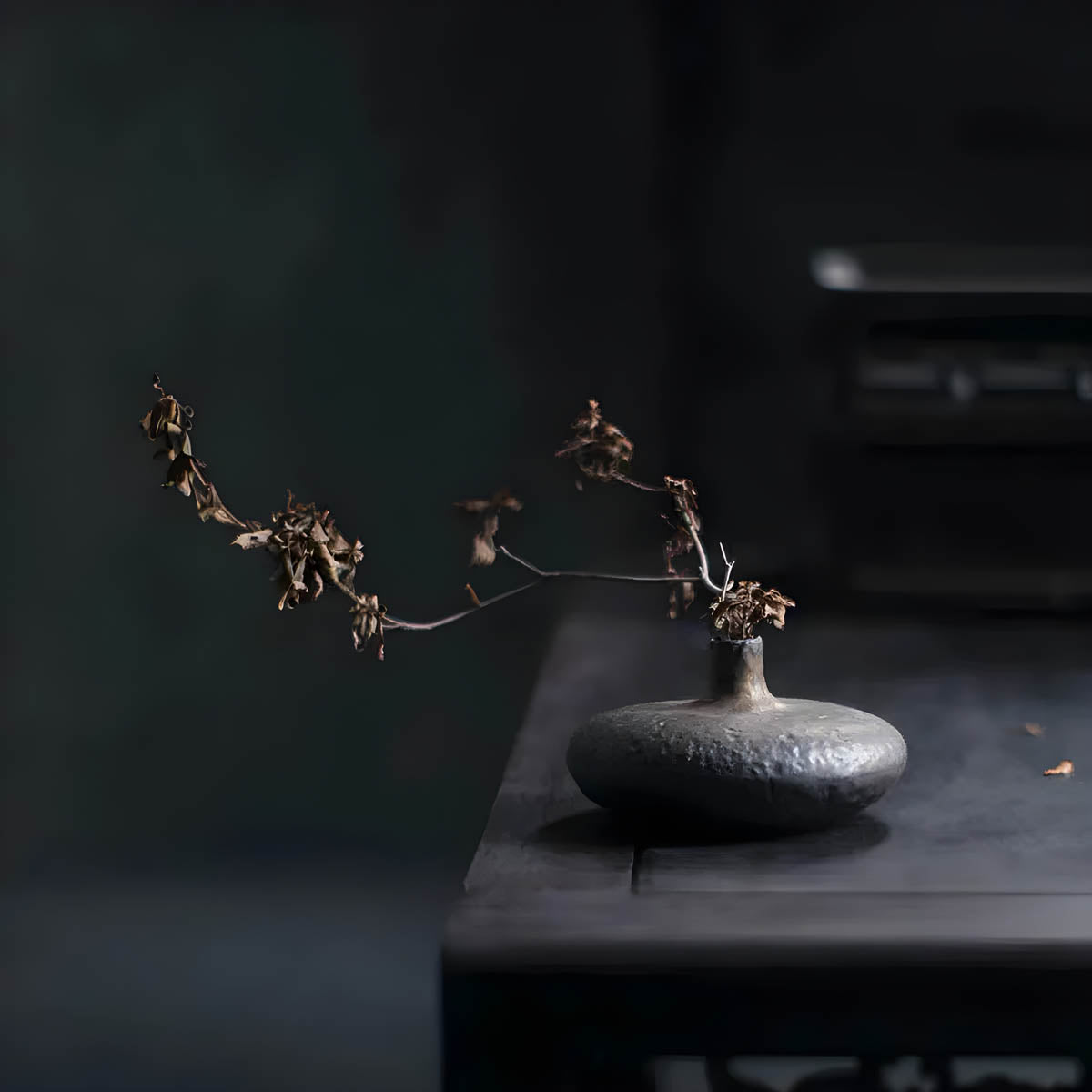 Artisanal Geometric Ceramic Sculpture Vase