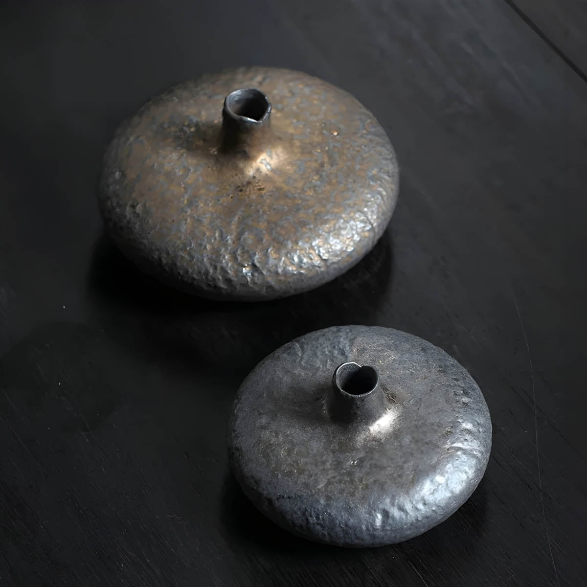 Artisanal Geometric Ceramic Sculpture Vase