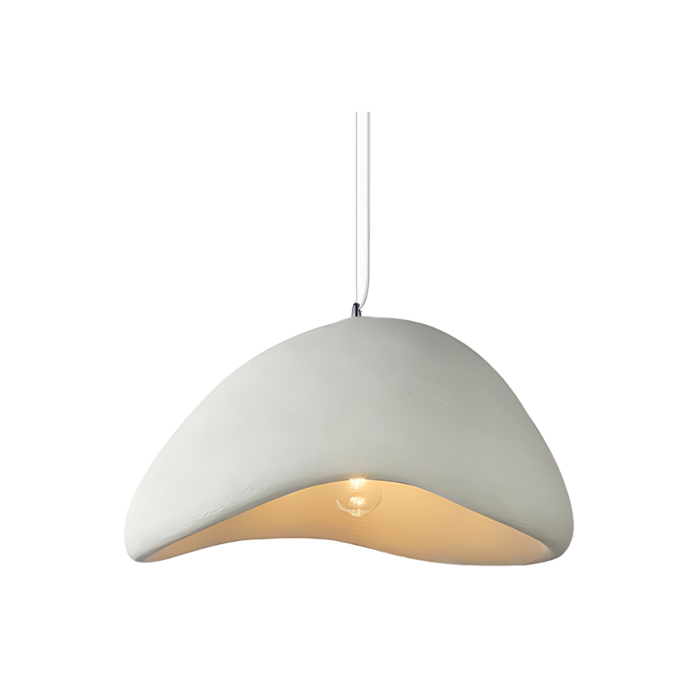 Japandi pendant light minimal dome design