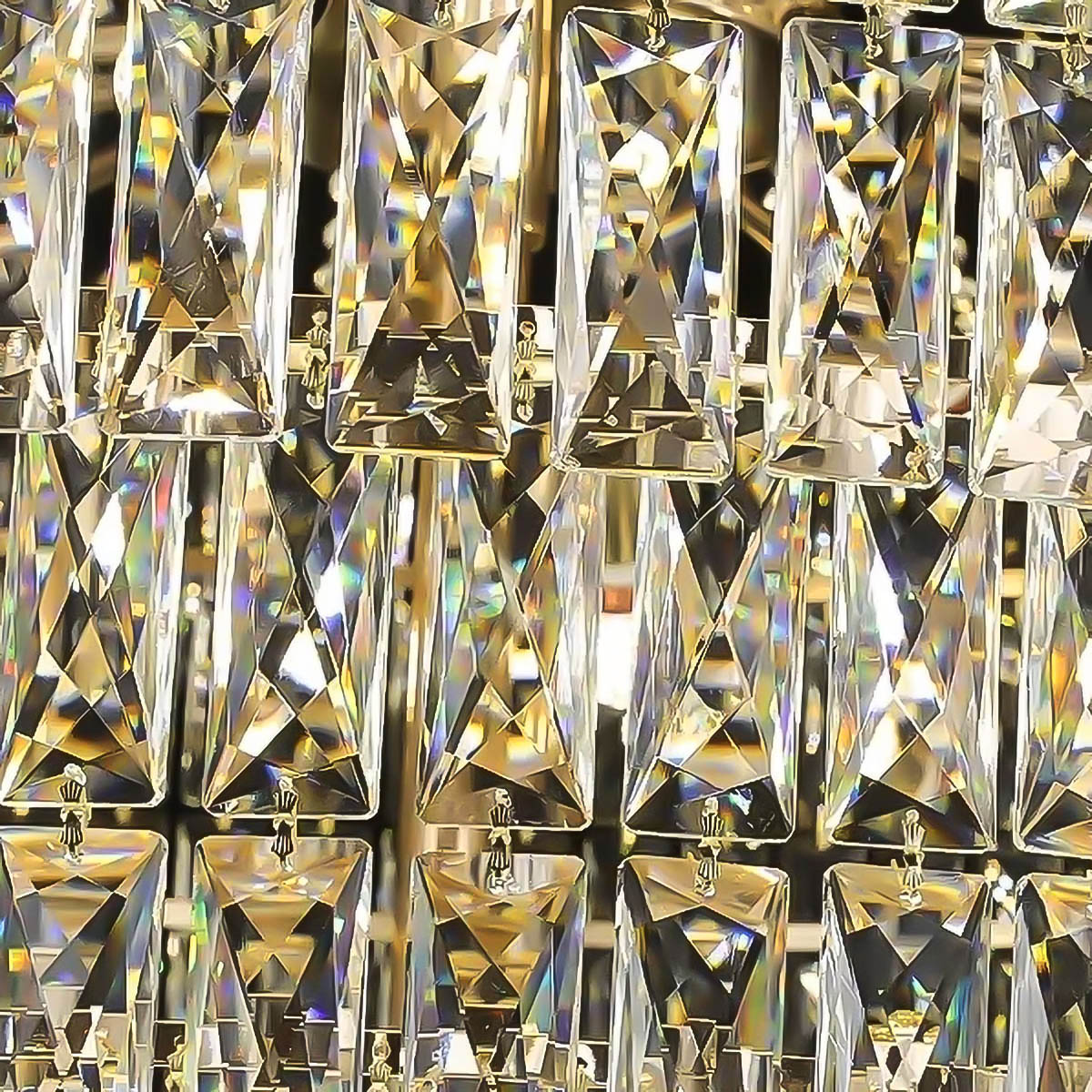 Versailles Iron & K9 Crystal Chandelier with E14 LEDs