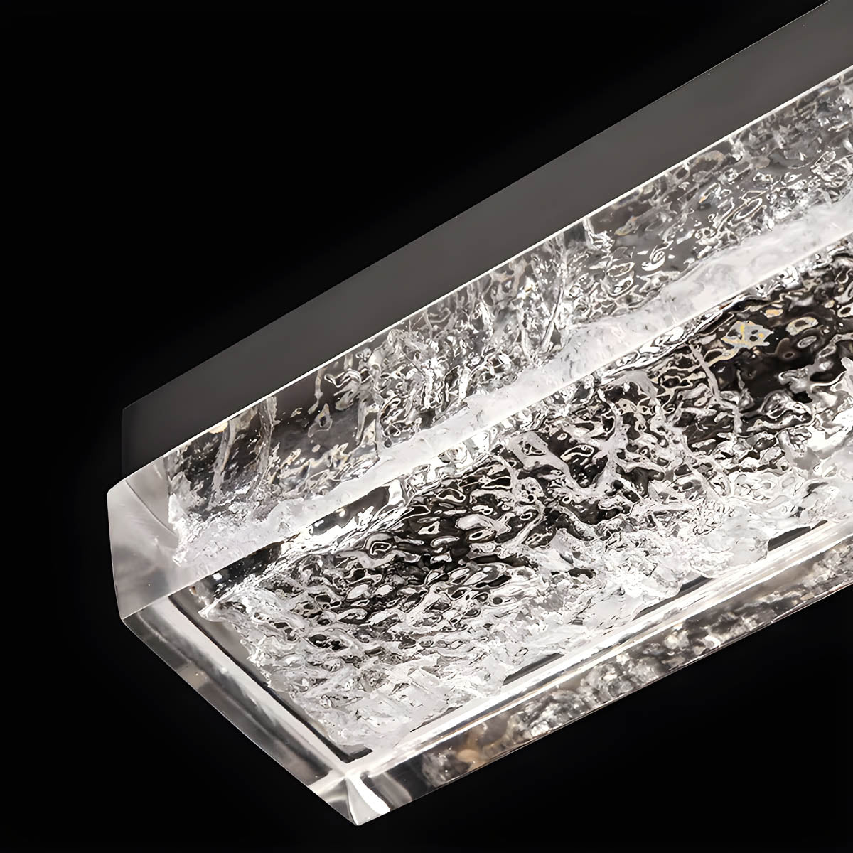 Copper and resin LED pendant light