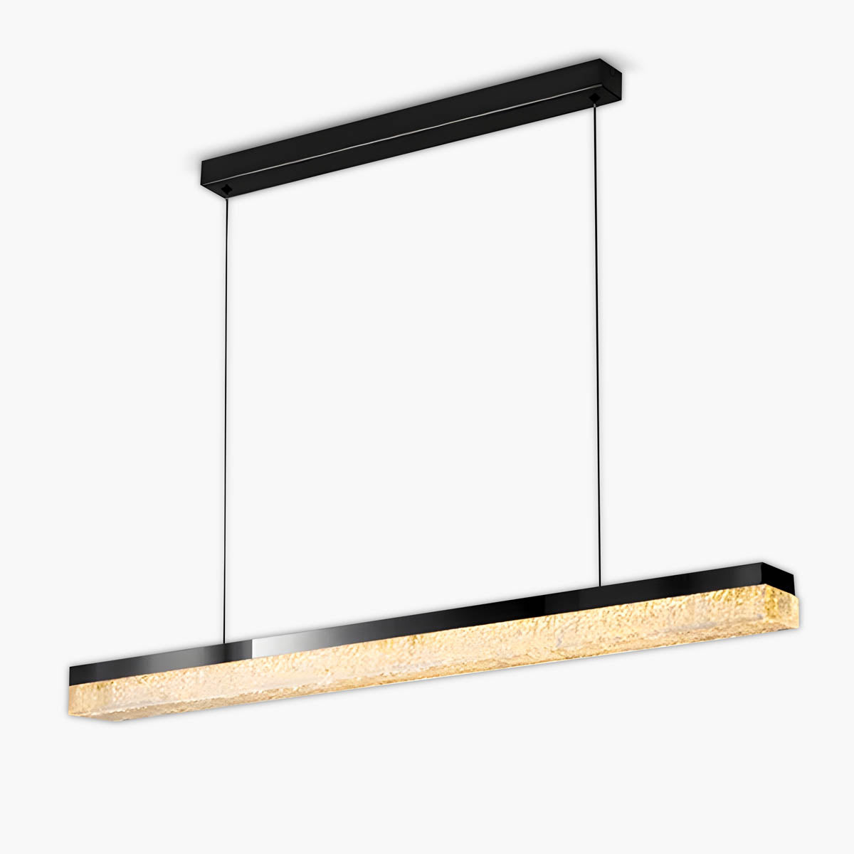 Copper and resin LED pendant light