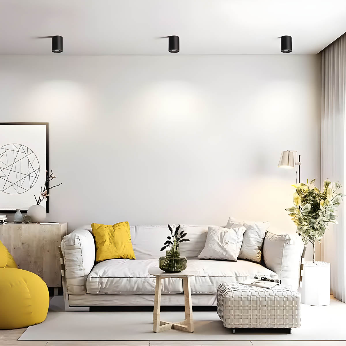 Aluminium Surface-Mount GU10 Spot Light