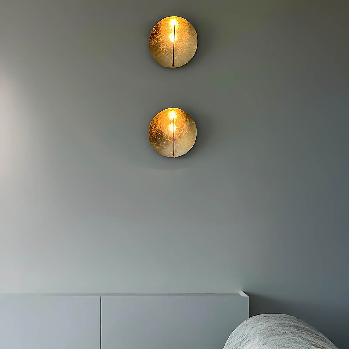 Wall Lights gold foil metal wall light with artistic cutouts