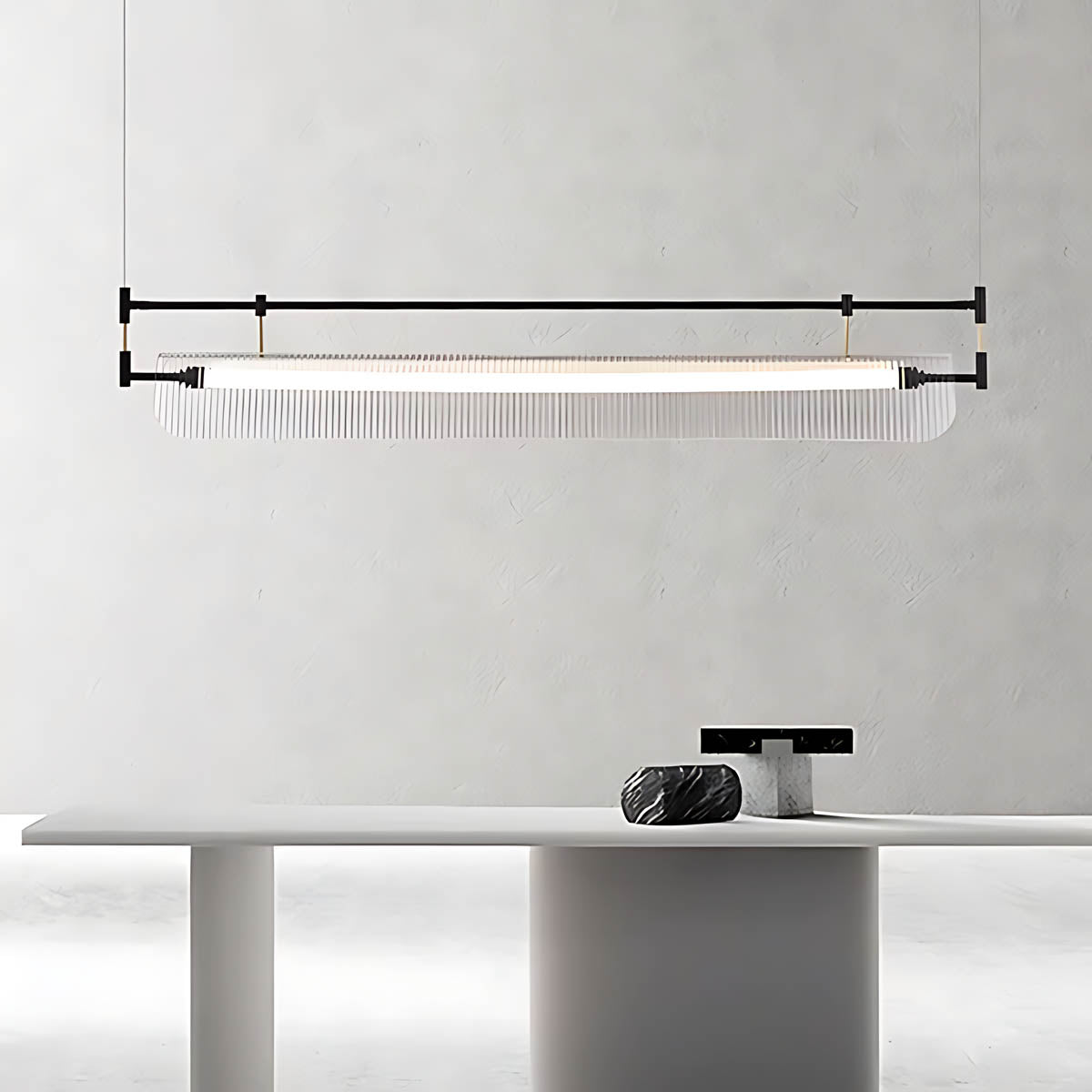 Pendant light LED with acrylic shade