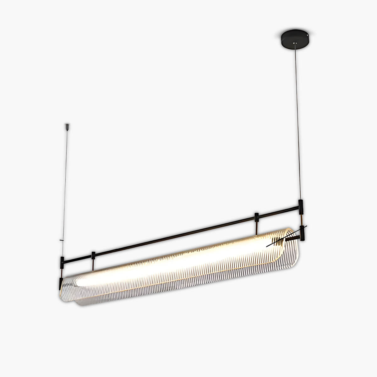 Pendant light LED with acrylic shade