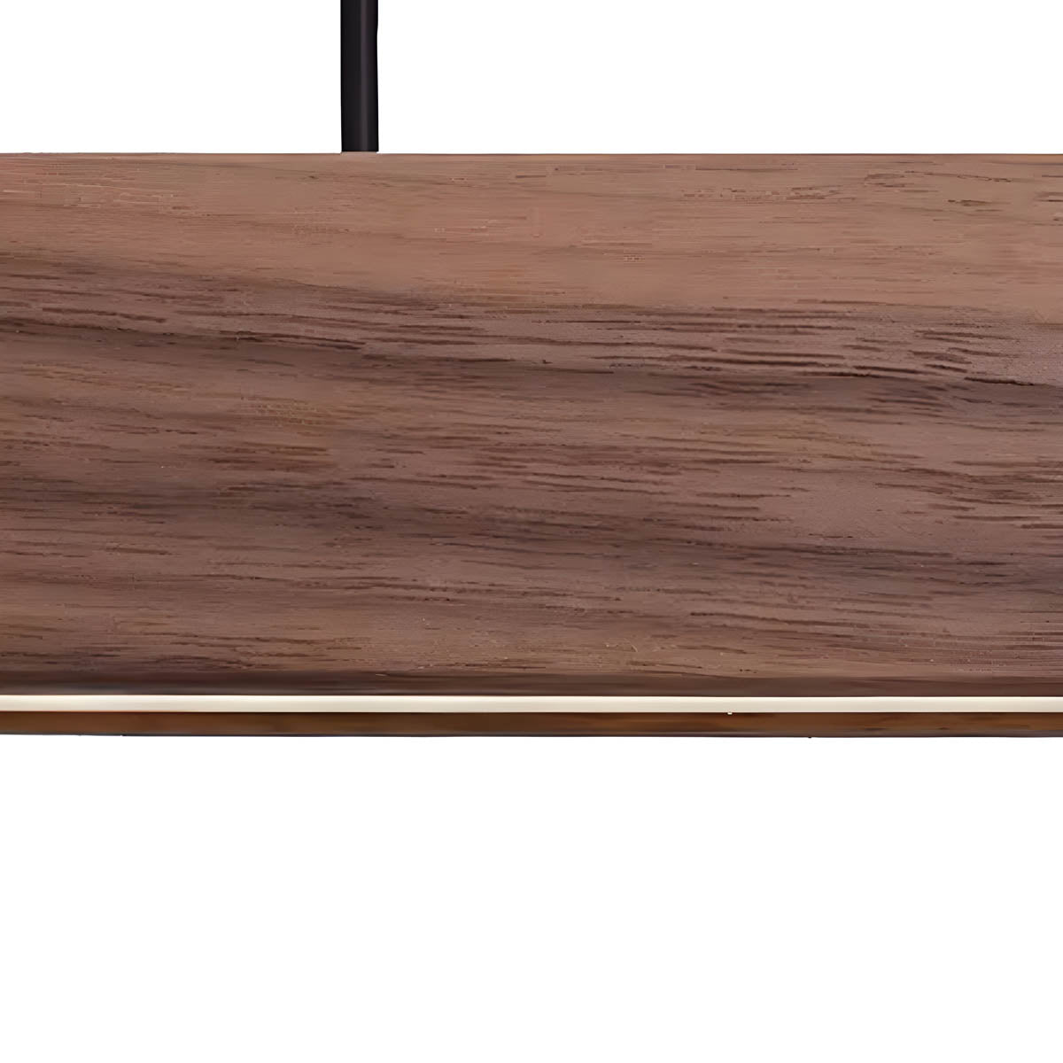 Wood and metal remote-control LED pendant light