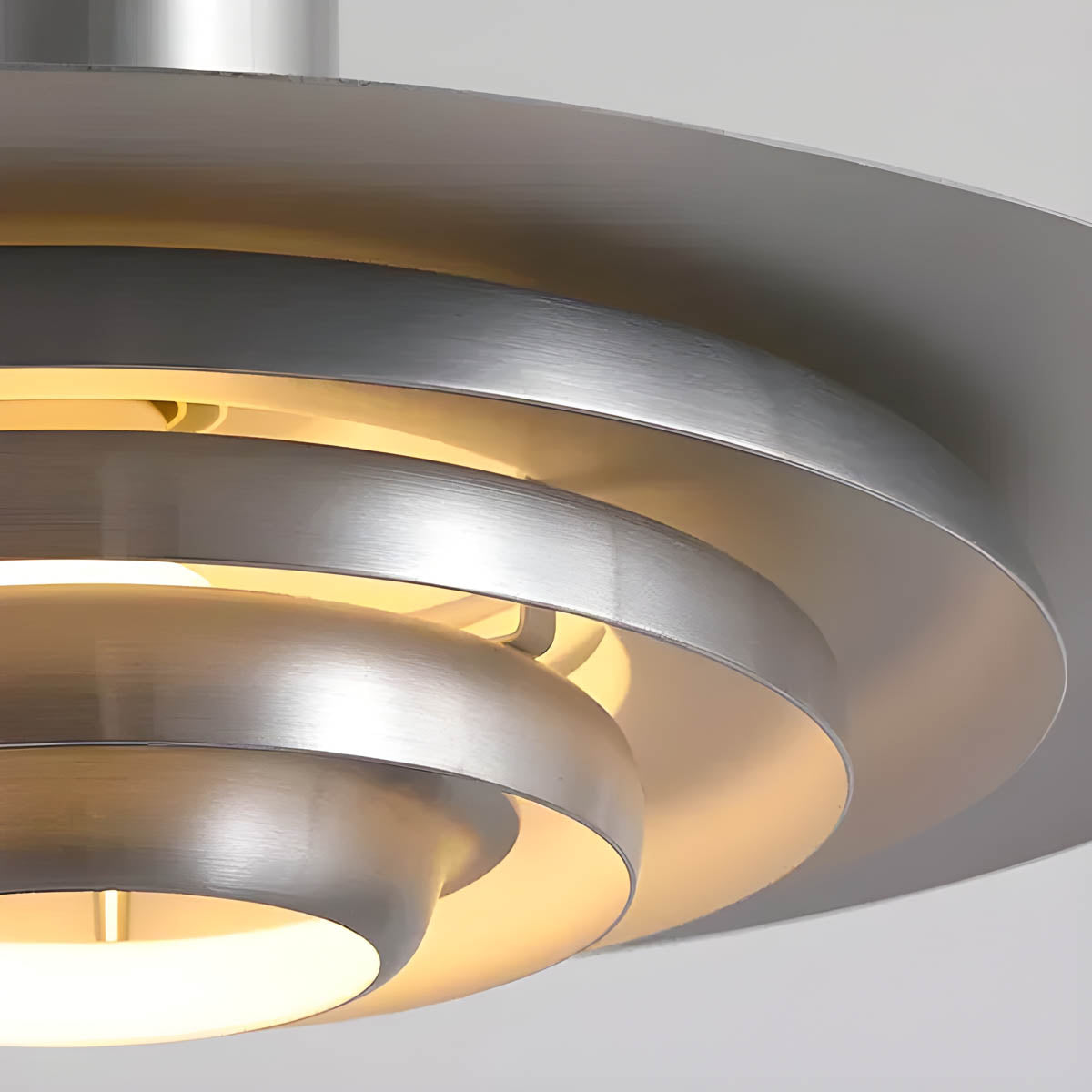Modern aluminium & iron pendant light