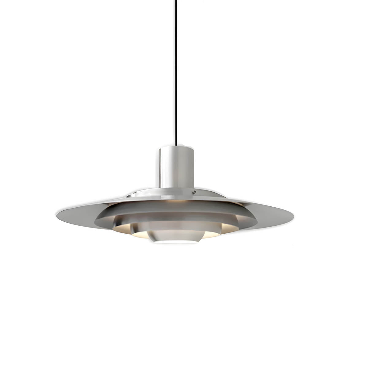 Modern aluminium & iron pendant light