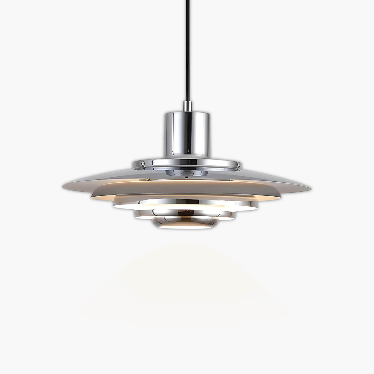 Modern aluminium & iron pendant light
